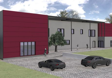 Errichtung eines Produktions- und Lagergebäudes mit Labor-, Seminar- und Sozialräumen Errichtung eines Produktions- und Lagergebäudes mit Labor-, Seminar- und Sozialräumen